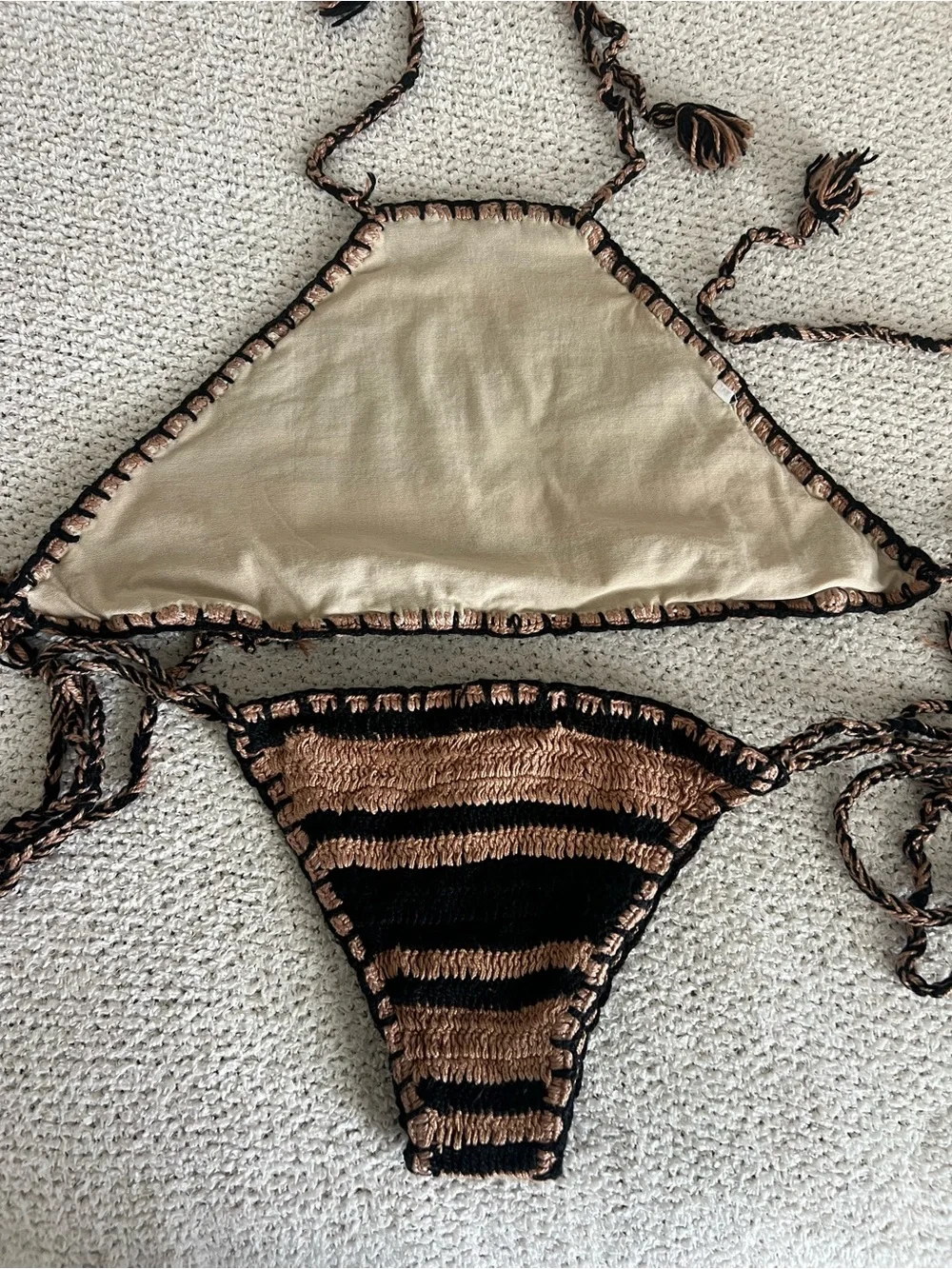 [FARM Rio] Crochet Bikini - Top and Bottom